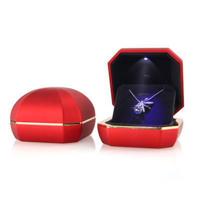 Hanhong Round White Light Luxury Bulb Packaging in Plastic Velvet للسلسله الحمراء