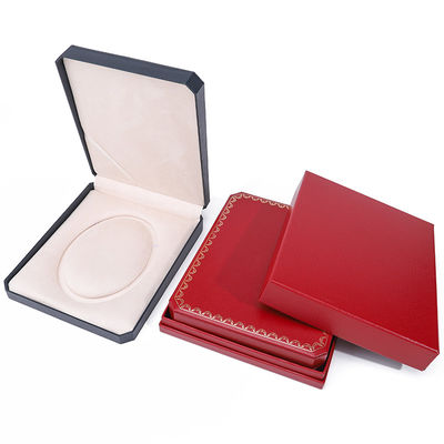 صناديق مجوهرات من الورق المقوى التعبئة والتغليف مصنوعة يدوياً مجوهرات ورقية صناديق للقلادة