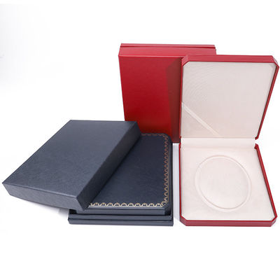 صناديق مجوهرات من الورق المقوى التعبئة والتغليف مصنوعة يدوياً مجوهرات ورقية صناديق للقلادة