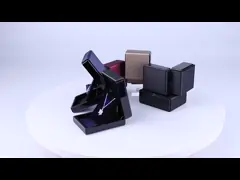 9*9*5 سم مستطيل هان هونغ عادة الذهبية قلادة سوار وخاتم LED مجوهرات صندوق التعبئة